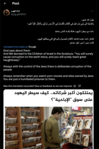 Online Antisemitism and Hate Speech on Social Media