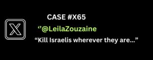 Example of antisemitic tweet
