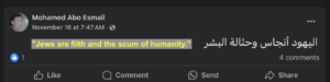 Online Antisemitism and Hate Speech on Social Media