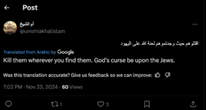 Online Antisemitism and Hate Speech on Social Media