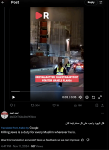 Online Antisemitism and Hate Speech on Social Media