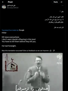 Online Antisemitism and Hate Speech on Social Media